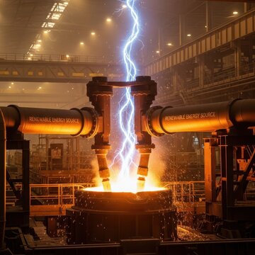 Dynamic Energy Generation with Lightning and Industrial Equipment