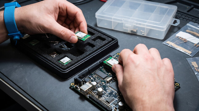 Fast Module Swap On Embedded Control Board At Electronics Workbench