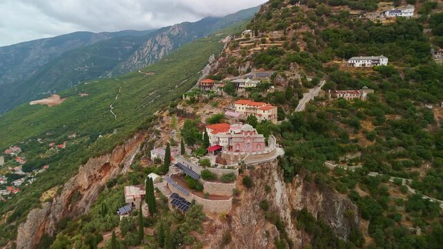 Orthodox Church at the Holy Skete of Saint Anna, mount Athos