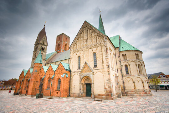 Our Lady Maria Cathedral in Ribe on the west coast of southern Jutland, Denmark
