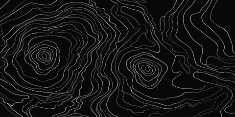 Abstract topographic relief contour lines pattern with topography elevation abstract geography cartography background geometric minimalist geological landscape structure navigation © MOHAMAD