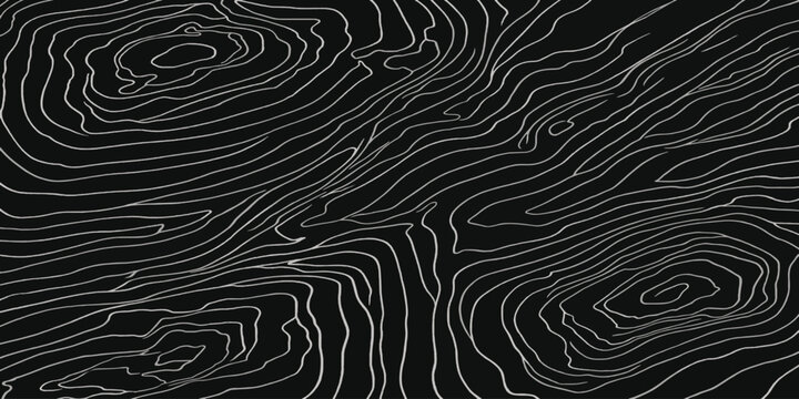 Abstract topographic contour map pattern in white on black with topographic elevation geography cartography abstract background topography geometric technical physical navigation backdrop