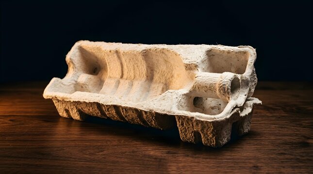 Mycelium wine bottle shipper table natural healthy concept for modern lifestyle beautiful style
