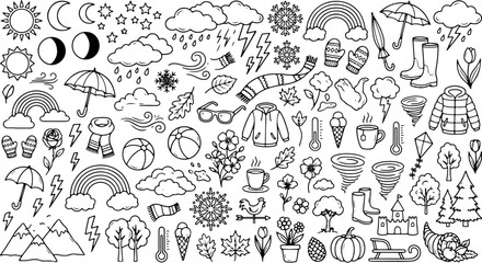 Fototapeta premium Seamless cartoon animal pattern with rabbits, cats and dogs, funny doodle vector illustration for wallpaper, holiday decoration, Halloween design, cute sketch art background