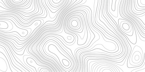 Topographic map design with contour lines on white background © MD.HUZZATULLAHISLAM