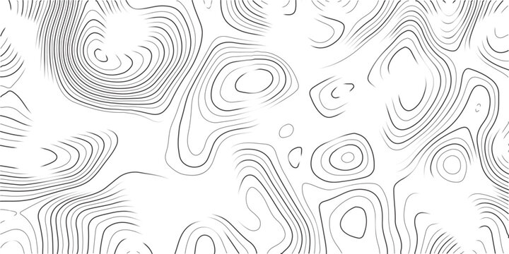 Abstract topographic map lines on white background for design and decoration purposes only  modern a