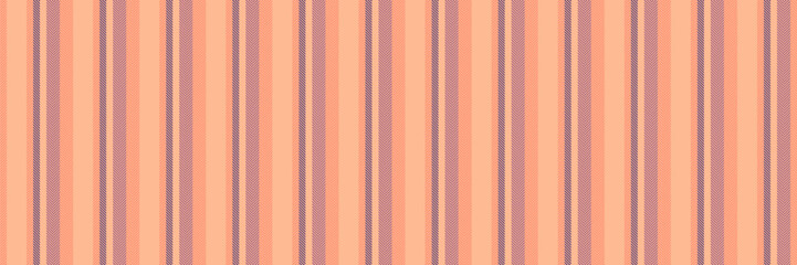 A seamless fabric stripe pattern uses narrow upright bands with smooth woven styling. Orange and red coloring adds modern decorative order and gives the design a polished decorative role. © SolaruS