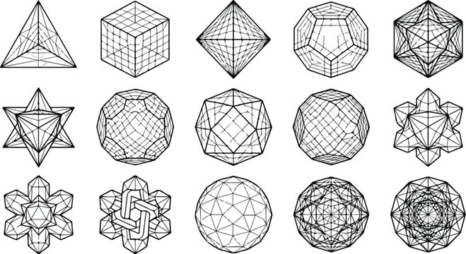 3D spheres grids. Globe meshes, ball in various position. Striped 3D orbs, earth globe grid linear wireframe vector line symbol isolated set
