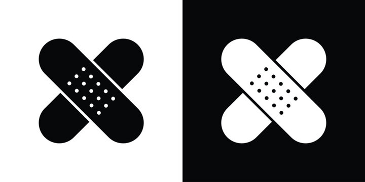 Medical patch icon