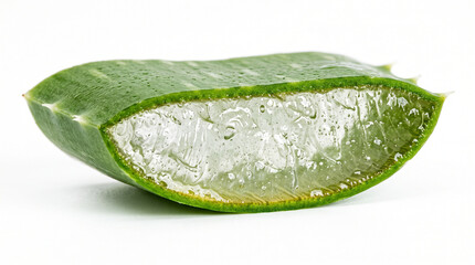 Fototapeta premium Cut open green avocado
