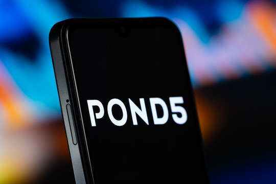 Dhaka, Bangladesh- 10 June 2026: POND5 logo is seen on a smartphone.