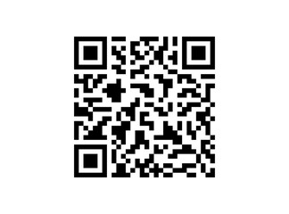 Fototapeta premium QR Code Black and White Digital Barcode png