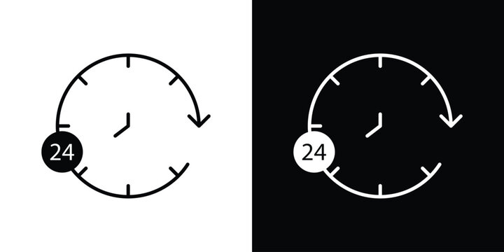 Time twenty four icon