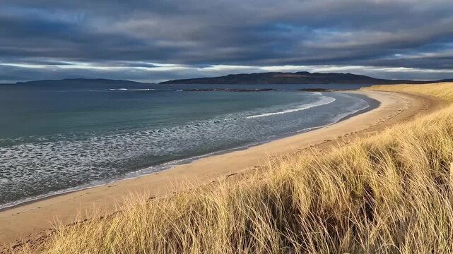 The amazing dunes at Portnoo Narin beach in County Donegal - Ireland