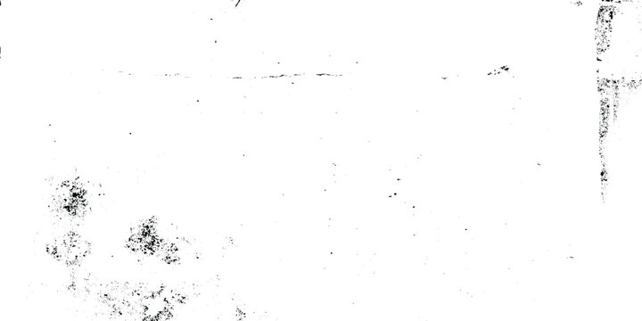 Grunge texture background with black ink splatters and smudges on white paper surface