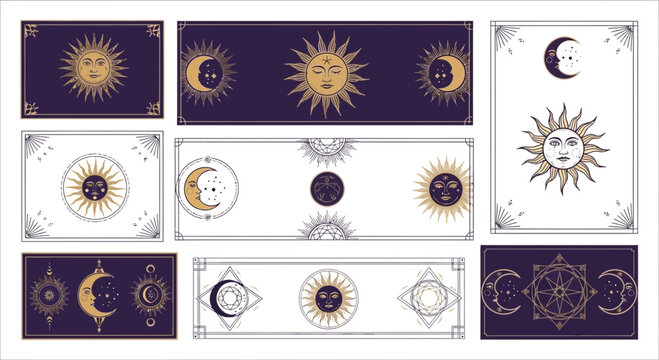 Esoteric Sun and Moon Celestial Symbols - Astrology & Cosmos