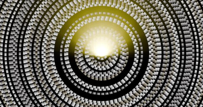 Abstract rotating circle: 4K, loop animation