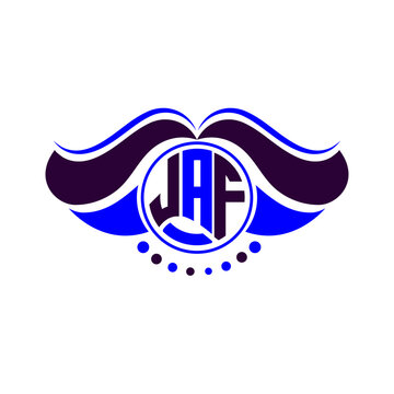 JAF letter logo creative design. JAF unique design