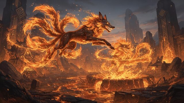 Mythical Beast Game Concept Art｜和の幻獣 ゲームコンセプトアート