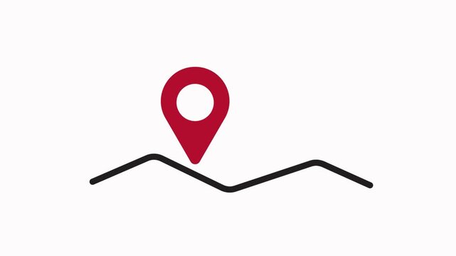 Location Pin Marker Animation Icon