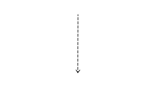 right arrow direction icon with dotted line animation on background. dot arrows icon sign animated with alpha channel. Black straight arrows animation. Reveal animation dashed.