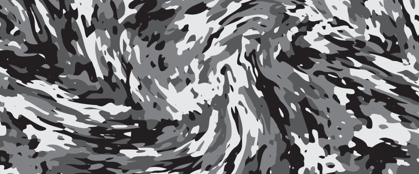 Seamless Classic Camouflage abstract pattern, Military Camouflage repeat pattern design for Army background, printing clothes, fabrics, sport t-shirts jersey, web banners, posters, cards and wallpaper