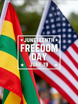Juneteenth Freedom Day Flags