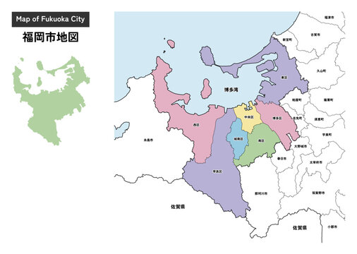 福岡市地図