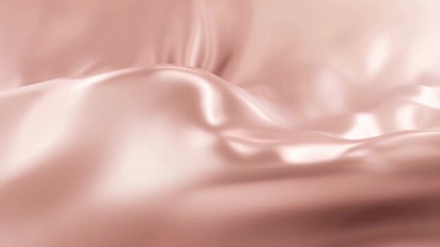 ​Elegant rose gold liquid wave background for luxury brand marketing and corporate video
