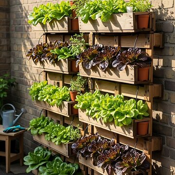 Lush green ivy climbing rustic wooden trellis outdoors.