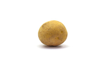 Fototapeta premium Potatoes on a white background. A natural food.
