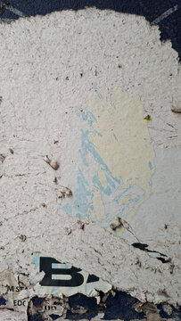 Old and weathered paper, torn and ripped street poster background, messy art collage