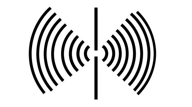 Wave Diffraction Through Single Slit - Physics Concept
