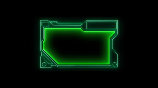 Callout hud frame element for digital interface labeling. Structured screen layout designed for data annotation display. Futuristic interface frame built for information highlighting systems.
