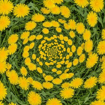 Intricate golden mandala pattern on textured background.