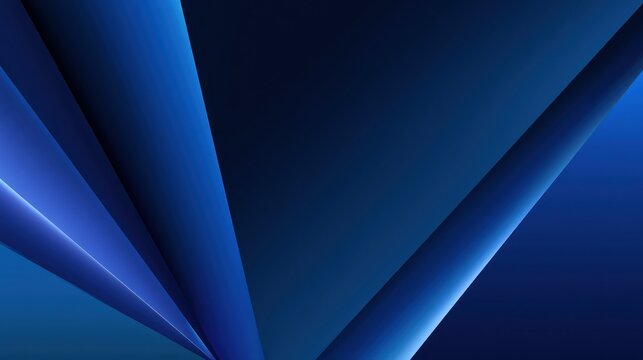 Abstract blue background with geometric shapes