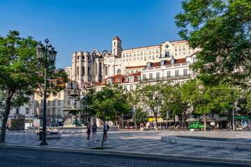Obraz premium walking around the Portugese city of Lisbon