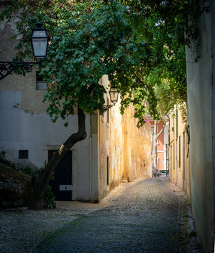 walking around the Portugese city of Lisbon