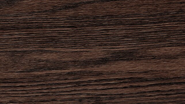 Macro view of a premium dark oak decorative surface featuring an expressive ribbon grain pattern