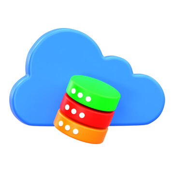 Cloud Storage Files Digital Data Backup Cloud Computing Concept