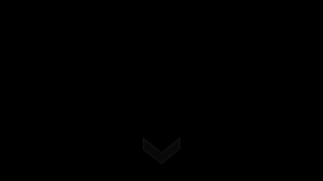 Arrow direction icon animation. Arrow direction symbol showing backward movement concept. Arrow direction design representing reverse navigation and motion.