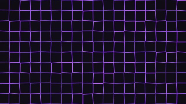 Grid pattern with purple lines on a dark background