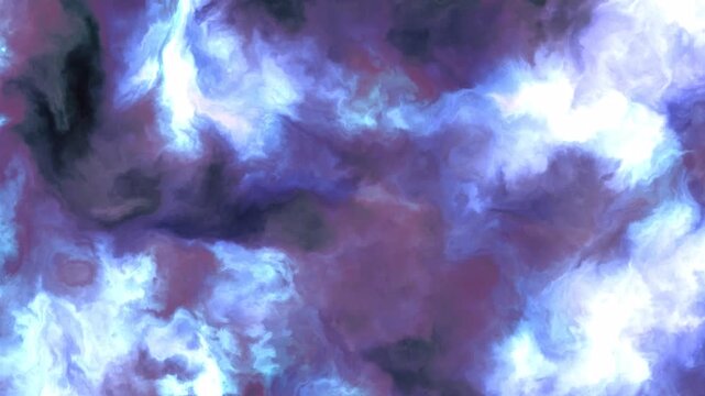 Dynamic Abstract Nebula Cloud Background with Swirling Purple and Blue Luminous Energy