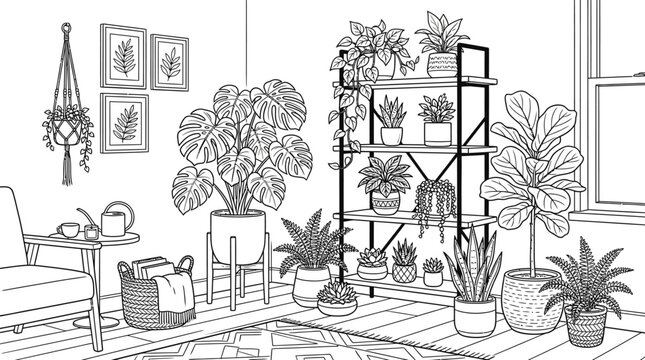 sketch of a house