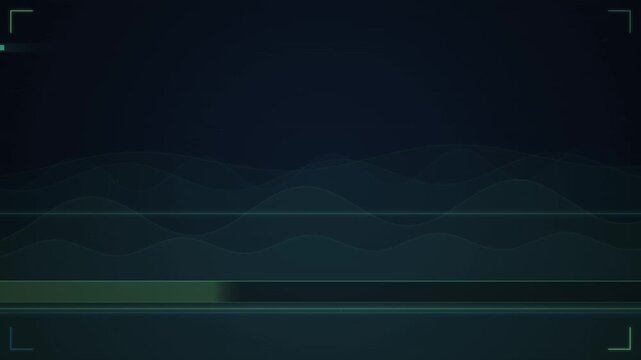 Dark blue seamless looping digital background with abstract wave patterns and subtle techinspired light effects