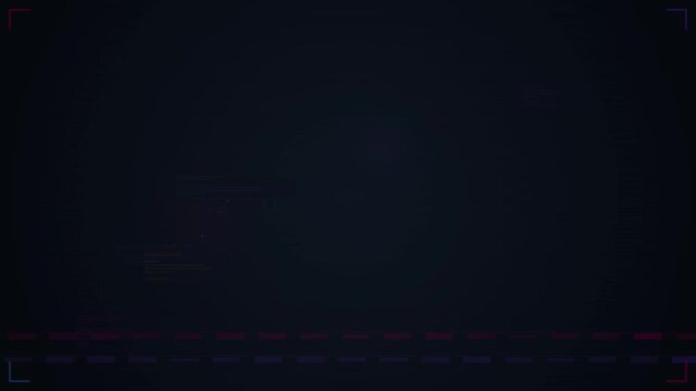 Dark futuristic technology background with seamless looping digital patterns
