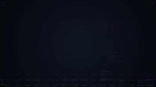 Dark background with digital grid pattern and subtle tech elements for looping video