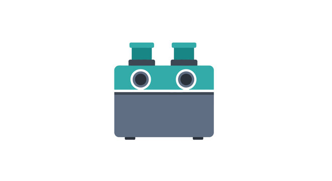 Dual camera module for modern electronic devices closeup.