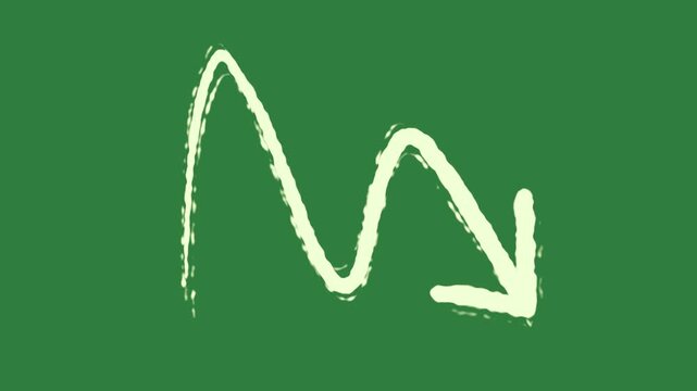 The letter m logo emotion colorful frame expression movement elements composition creative depth illustration isolated on green screen background