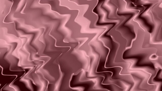 Texture Mauve Satin Zigzags With Pink Metallic Sheen And Smooth Drapery Fabric Wave Animation